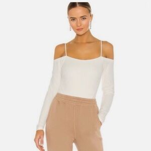 All Saints Audrey Cold Shoulder Bodysuit Size 6 New